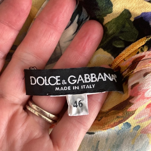 Dolce & Gabbana 46 2022 Spring Summer Fiyon Mini Dress Tunic - Picture 5 of 10